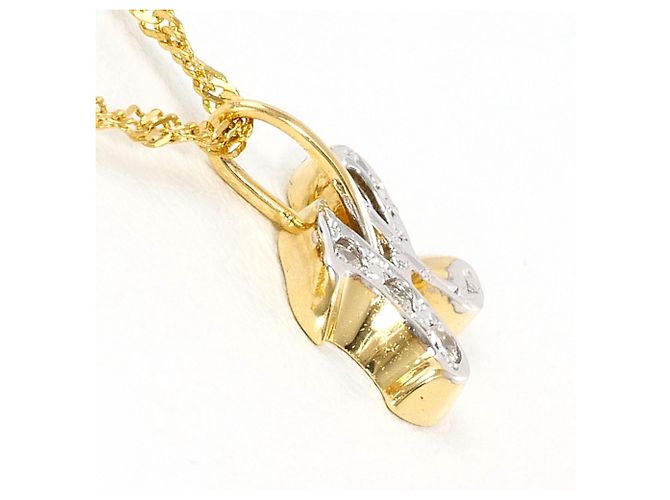 Autre Marque Collana in oro 18K con diamante D'oro - vista 2