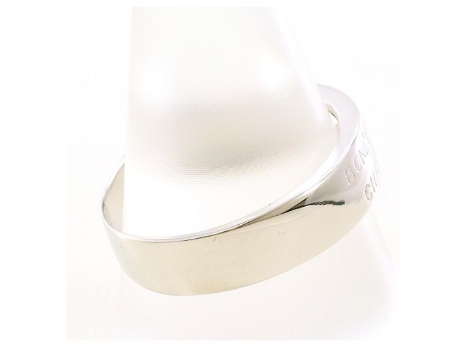 Autre Marque Anello a fascia in oro bianco 18K D'oro - vista 2