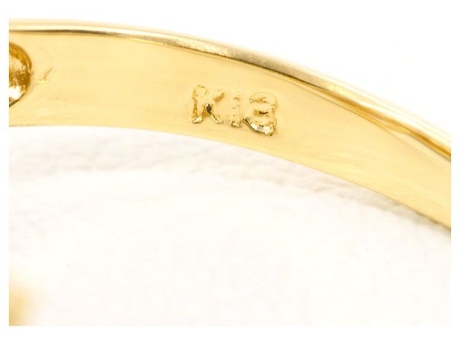 Autre Marque 18K Gelbgold-Ring mit braunem Diamanten Golden - Ansicht 5