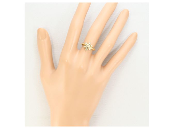 Autre Marque 18K Gelbgold-Ring mit braunem Diamanten Golden - Ansicht 6