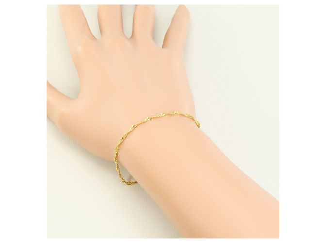Autre Marque Bracciale con charm in oro giallo 18K D'oro - vista 3