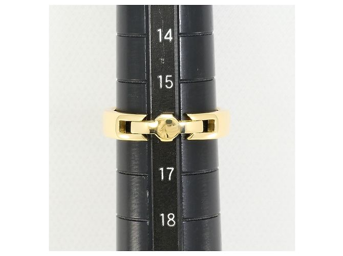 Autre Marque 18K Gelbgold-Ring mit Diamant Golden - Ansicht 8