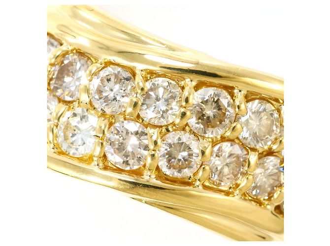 Autre Marque 18K Gelbgold Diamantring Golden - Ansicht 2