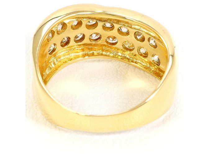 Autre Marque 18K Gelbgold Diamantring Golden - Ansicht 4