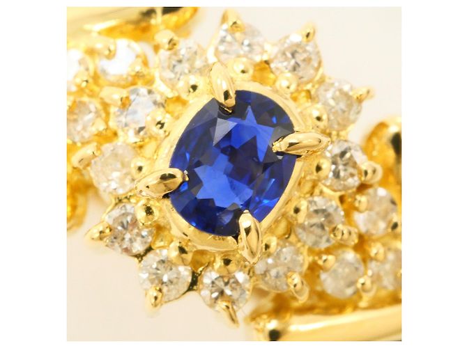 Autre Marque Anello a fascia elegante in platino e oro giallo D'oro - vista 2