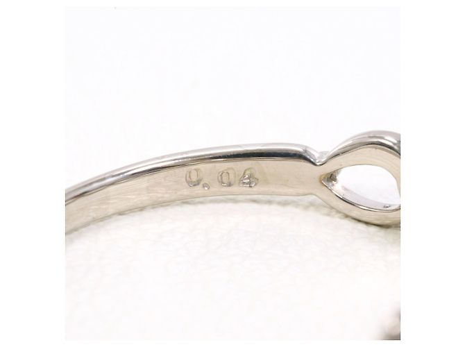 Autre Marque 18K Weißgold-Ring mit Diamant Golden - Ansicht 5