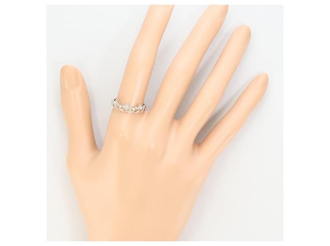 Autre Marque 18K Weißgold-Ring mit Diamant Golden - Ansicht 6