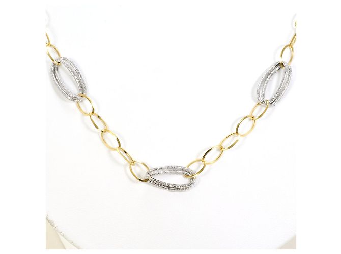 Autre Marque Collana in oro 18K bianco e giallo D'oro - vista 3