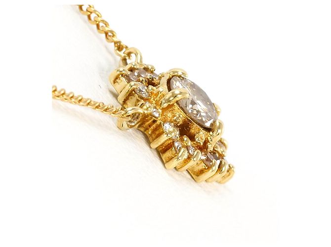 Autre Marque Collana in oro giallo 18K con diamante D'oro - vista 2