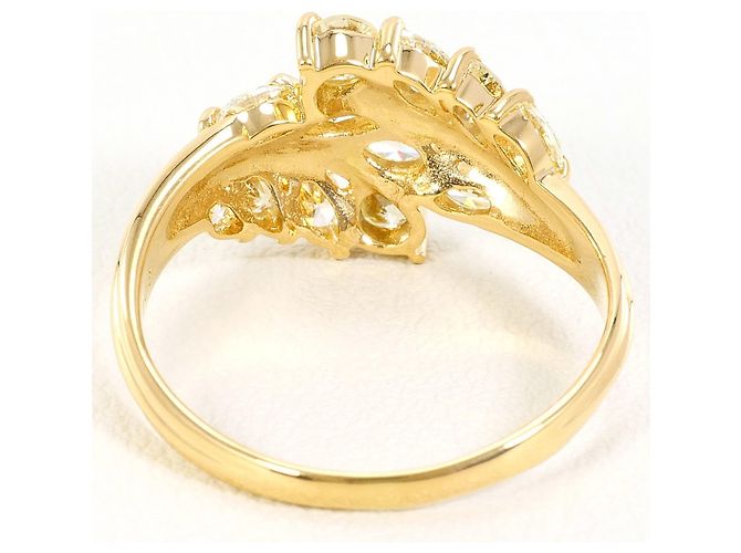 Autre Marque 18K Gelbgold-Ring mit Diamanten Golden - Ansicht 4