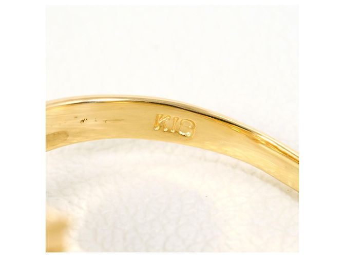Autre Marque 18K Gelbgold-Ring mit Diamanten Golden - Ansicht 5