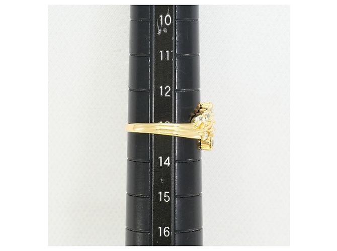 Autre Marque 18K Gelbgold-Ring mit Diamanten Golden - Ansicht 8