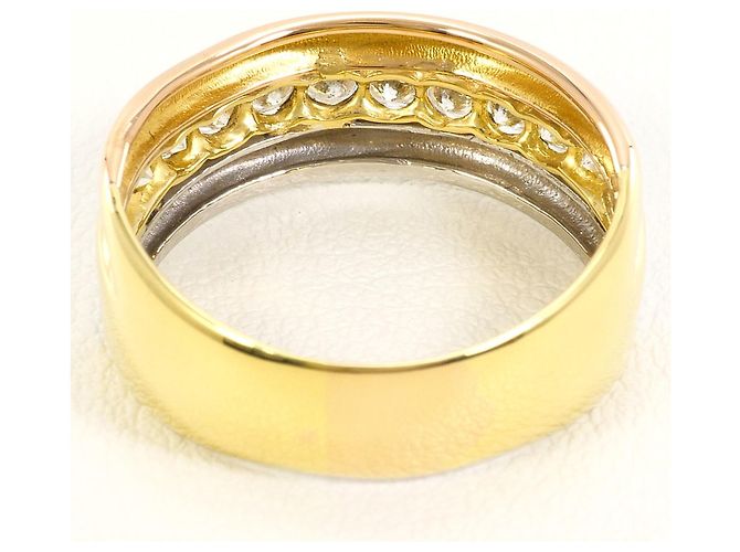 Autre Marque Eleganter Diamantring Golden - Ansicht 4