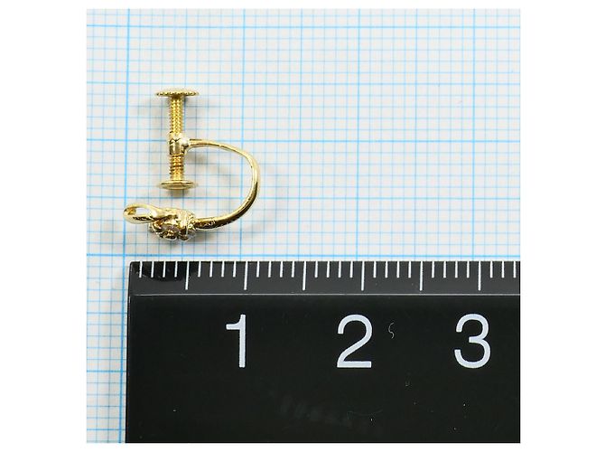 Autre Marque Orecchini a lobo in oro giallo 18K e diamante D'oro - vista 3