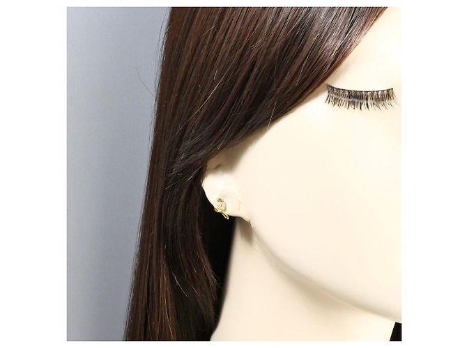 Autre Marque Orecchini a lobo in oro giallo 18K e diamante D'oro - vista 4
