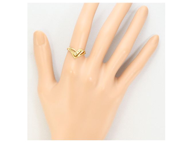 Autre Marque 18K Gelbgold-Ring mit Diamant Golden - Ansicht 6