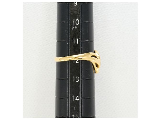 Autre Marque 18K Gelbgold-Ring mit Diamant Golden - Ansicht 7