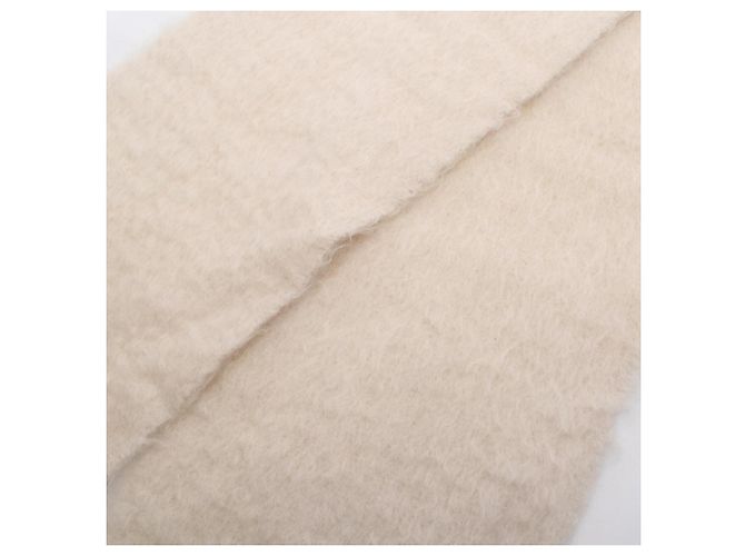 Stola in mohair Anagram Loewe color Avorio Crudo - vista 4