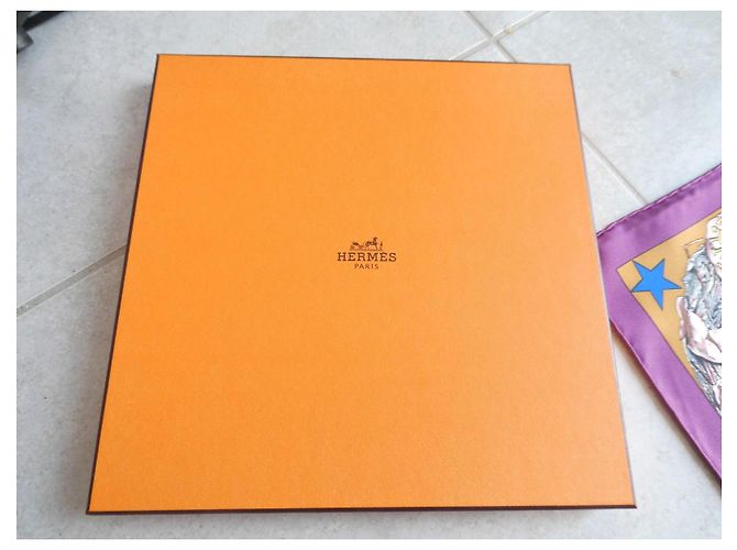 Hermès Seidentuch "Faune et Flore du Texas" Braun Pink Weiß Mehrfarben Grün - Ansicht 10