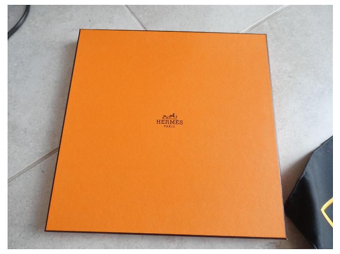 Hermès Lenço de seda "Les Trois Mousquetaires" Preto Multicor - vista 14