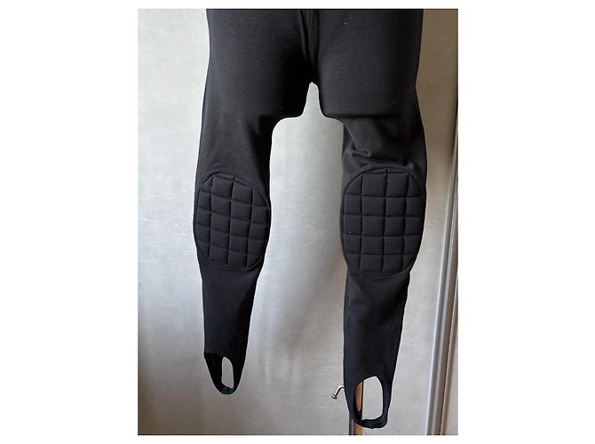 Jean Paul Gaultier Junior Macacão Preto Joelheiras Acolchoadas - vista 2