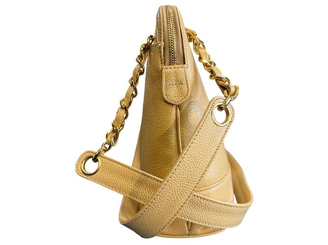 Borsa a Spalla Chanel Caviar Logo Chain 1996 - vista 3