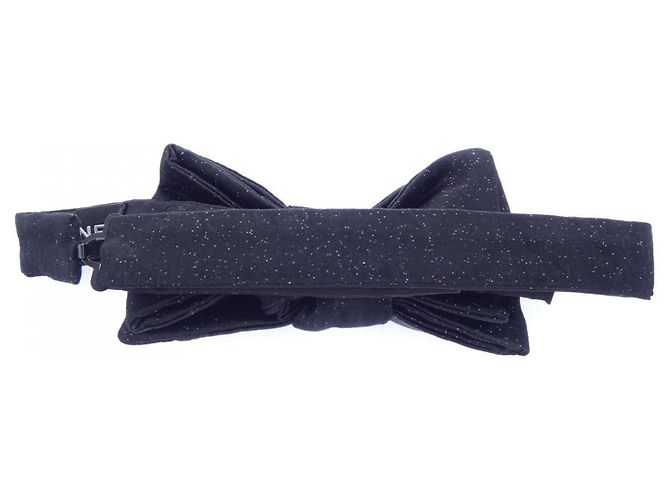Timeless Papillon in seta nera Chanel Nero - vista 2