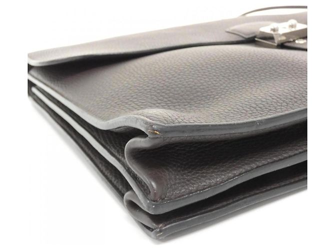 Hermès Hermes Sac à Dépêches Multi Pocket Handbag Nero - vista 3