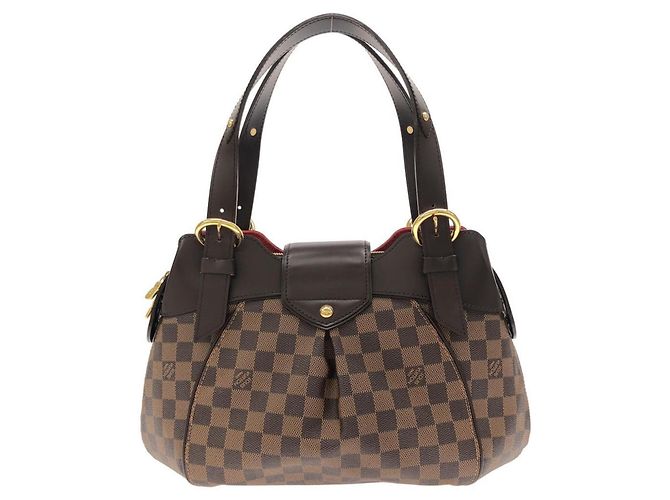 Borsa Louis Vuitton Damier Sistina PM Marrone - vista 2