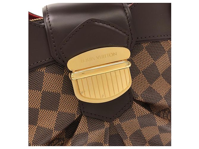 Borsa Louis Vuitton Damier Sistina PM Marrone - vista 4