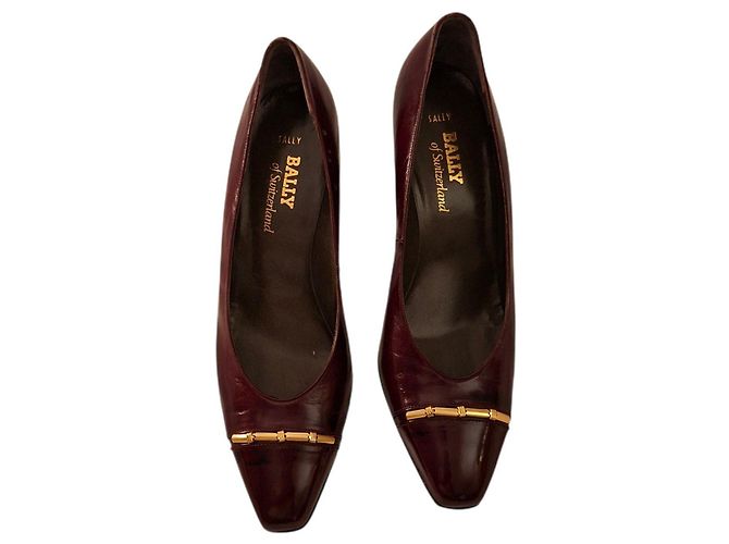 Bally Décolleté in pelle bordeaux Bordò - vista 2