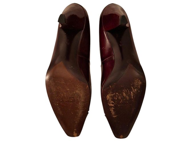 Bally Décolleté in pelle bordeaux Bordò - vista 3