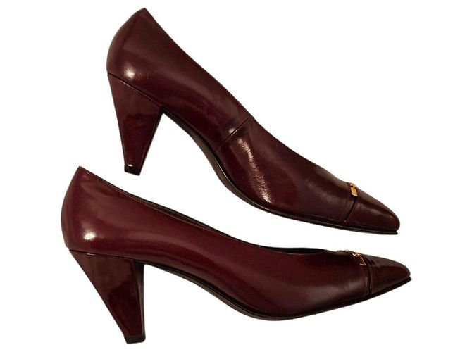Bally Décolleté in pelle bordeaux Bordò - vista 4