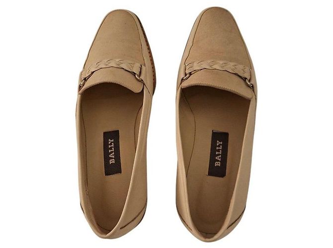 Bally Grolley Mocassini in pelle beige - vista 2
