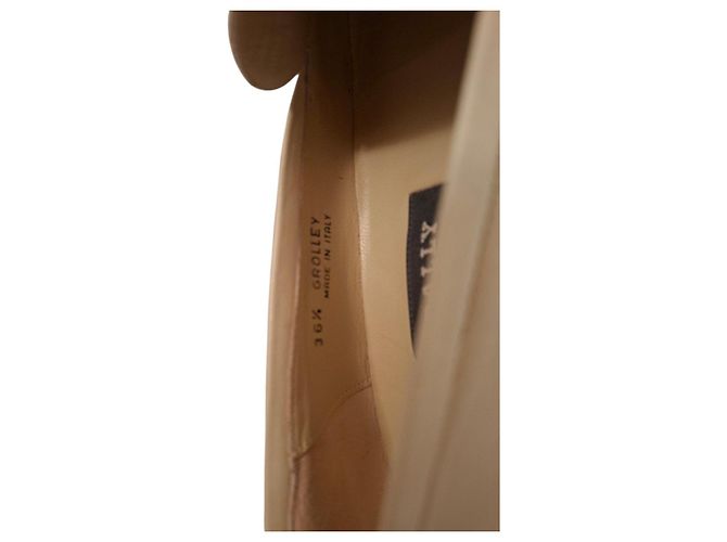 Bally Grolley Mocassini in pelle beige - vista 3