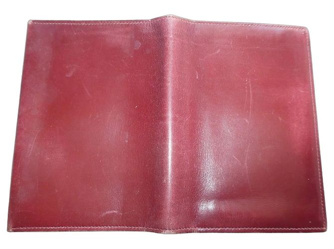 Hermès burgundy leather wallet Dark red - view 2