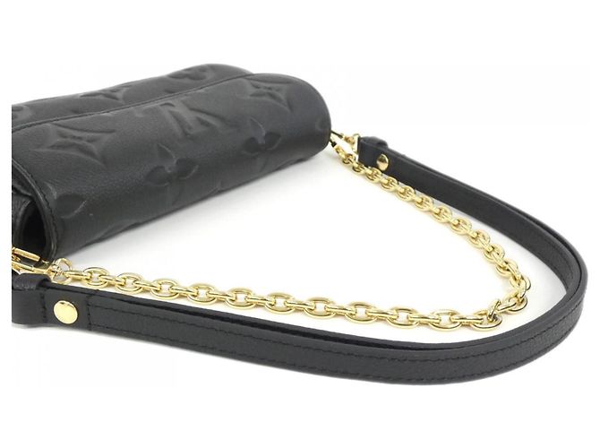 Carteira com corrente Louis Vuitton Monogram Empreinte Ivy M82154 Bolsa de ombro Preto - vista 4