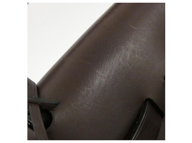 Hermès Borsa Hermes Herbag Zip MM Nero Damier ebene - vista 6