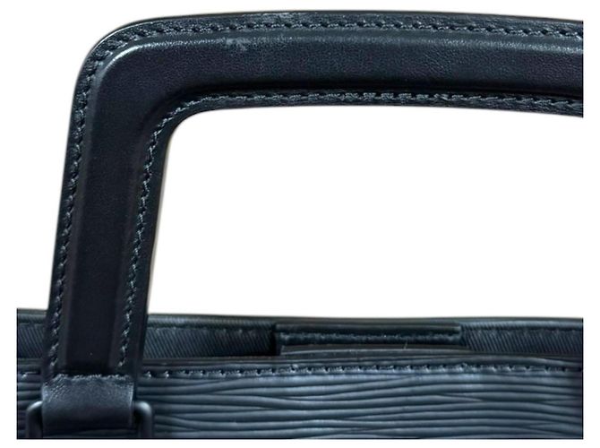 Louis Vuitton Sac Plat Fold Epi Shoulder Bag Nero - vista 11