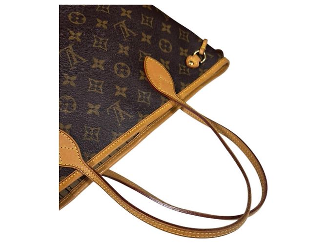 Borsa Tote Louis Vuitton Neverfull PM Monogram Marrone Monogramma - vista 15