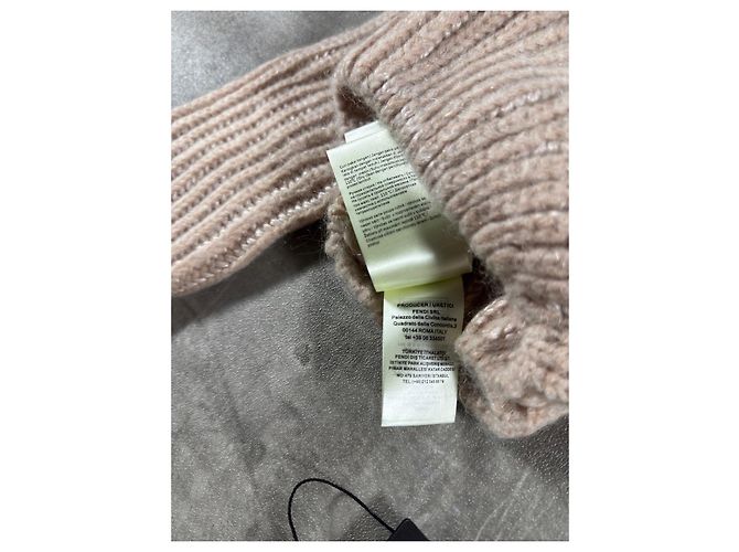 Fendi Strick-Set aus Pullover und Rock Beige - Ansicht 8