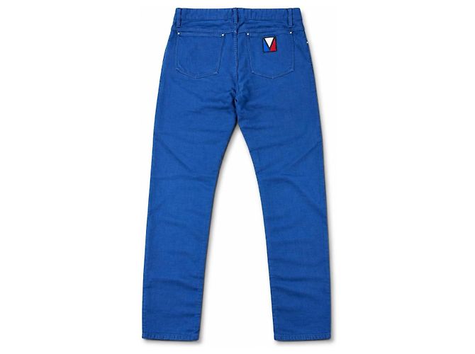 Jeans Louis Vuitton Uomo in Cotone Blu - vista 2