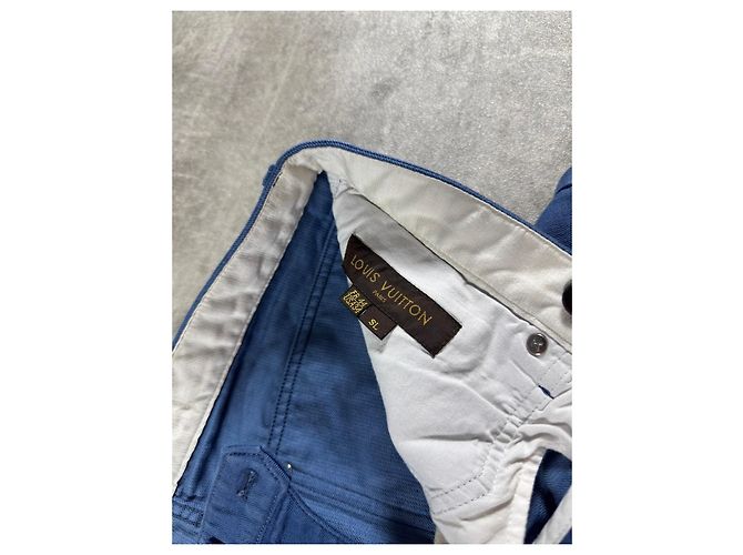 Jeans Louis Vuitton Uomo in Cotone Blu - vista 8
