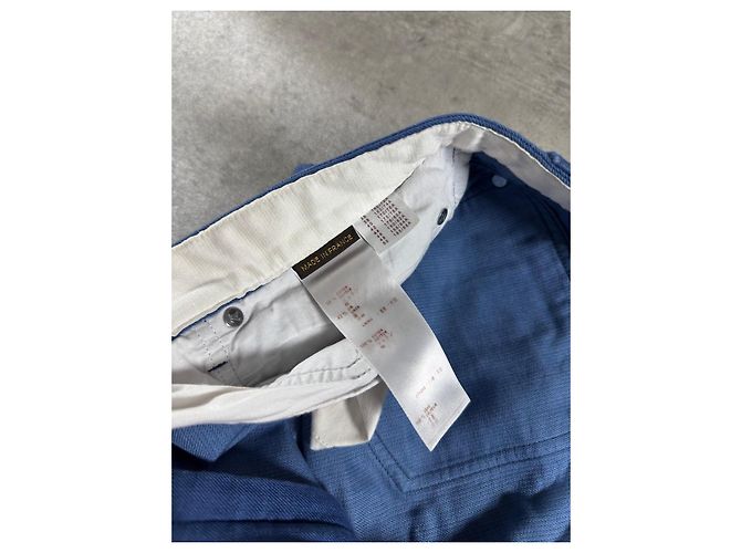 Jeans Louis Vuitton Uomo in Cotone Blu - vista 9