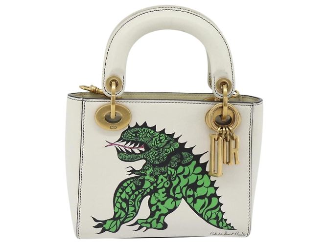 Christian Dior Lady Dior Leather Mini Multicolore - vista 2