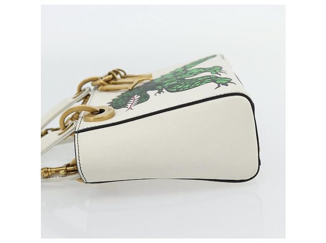 Christian Dior Lady Dior Leather Mini Multicolore - vista 4