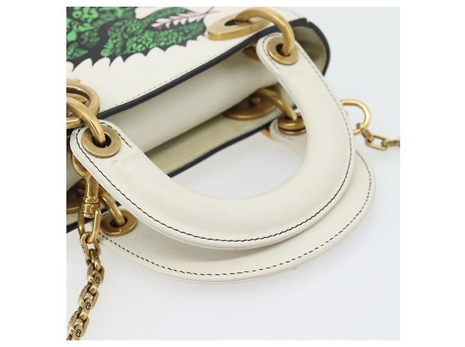 Christian Dior Lady Dior Leather Mini Multicolore - vista 7