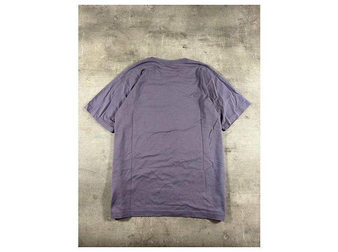 Acne Studios T-shirt Face Patch in cotone - Viola Porpora - vista 4