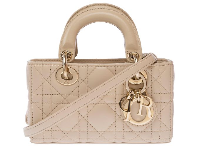 Bolso DIOR Lady D-Joy en Cuero Beige - 103537 - vista 2