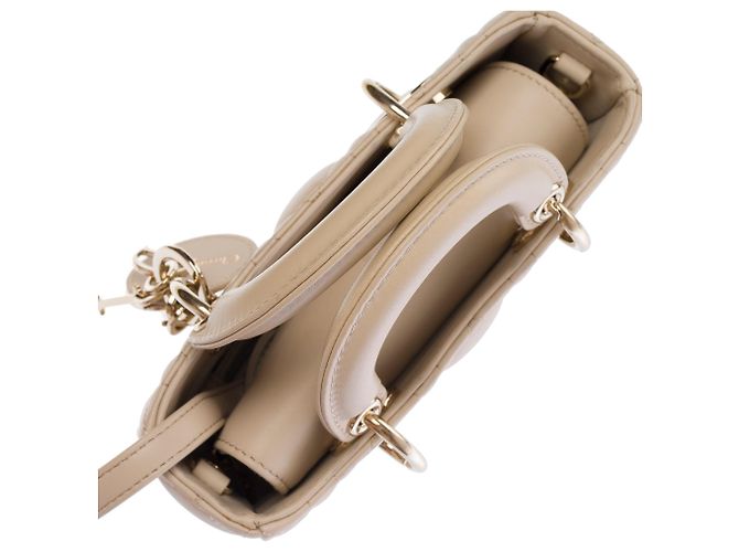 Bolso DIOR Lady D-Joy en Cuero Beige - 103537 - vista 9